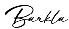 单词Barkla书写