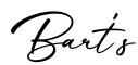 单词Bart's书写