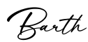 单词Barth书写