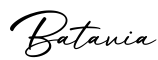 单词Batavia书写