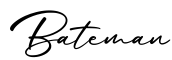 单词Bateman书写