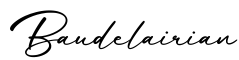 单词Baudelairian书写