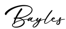 单词Bayles书写