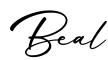 单词Beal书写