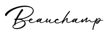 单词Beauchamp书写