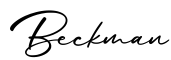 单词Beckman书写