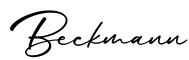 单词Beckmann书写