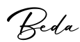 单词Beda书写