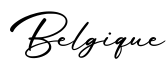 单词Belgique书写