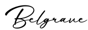 单词Belgrave书写