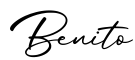 单词Benito书写