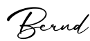 单词Bernd书写