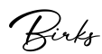 单词Birks书写