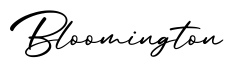 单词Bloomington书写