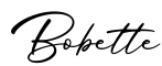 单词Bobette书写