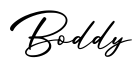 单词Boddy书写