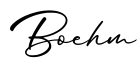 单词Boehm书写