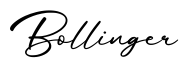单词Bollinger书写