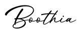 单词Boothia书写