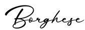 单词Borghese书写