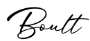 单词Boult书写