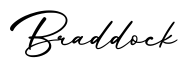 单词Braddock书写