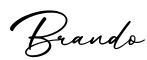 单词Brando书写