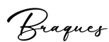 单词Braques书写