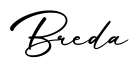 单词Breda书写