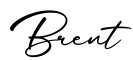 单词Brent书写