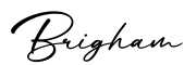 单词Brigham书写