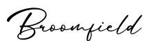 单词Broomfield书写