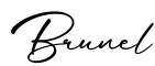 单词Brunel书写