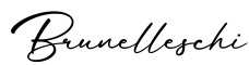 单词Brunelleschi书写