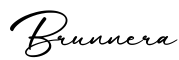 单词Brunnera书写