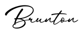 单词Brunton书写
