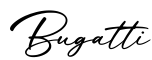 单词Bugatti书写