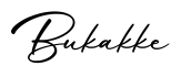 单词Bukakke书写