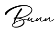 单词Bunn书写