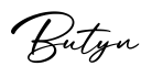 单词Butyn书写