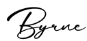 单词Byrne书写