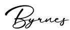 单词Byrnes书写