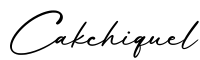 单词Cakchiquel书写