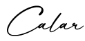 单词Calar书写