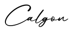 单词Calgon书写