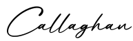 单词Callaghan书写