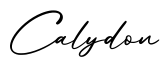单词Calydon书写