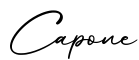单词Capone书写