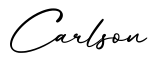 单词Carlson书写