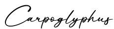 单词Carpoglyphus书写